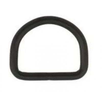 D-ring 30 mm zwart